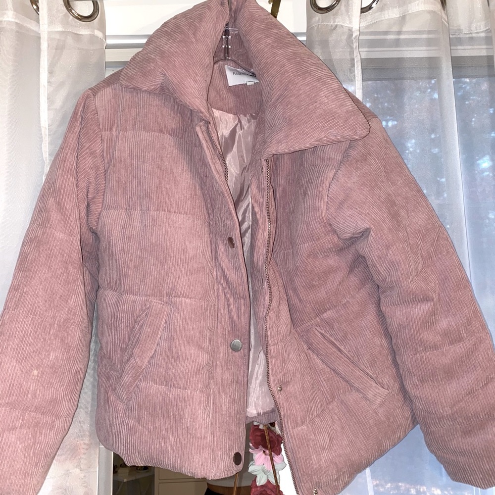 Corduroy puffer